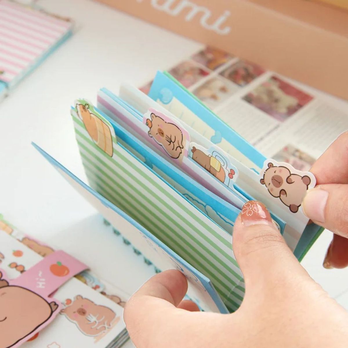 GENERICO - Libreta capibara anillado pack de 2 und