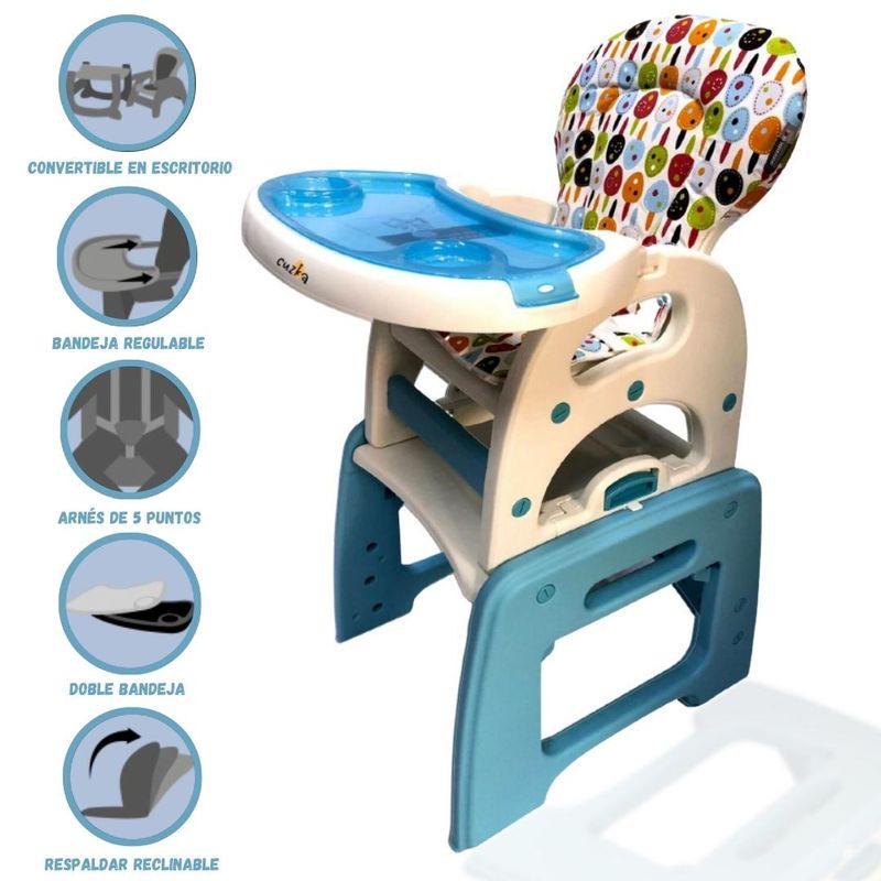 MAMALOVE - Silla Escritorio MAMA LOVE Light Blue