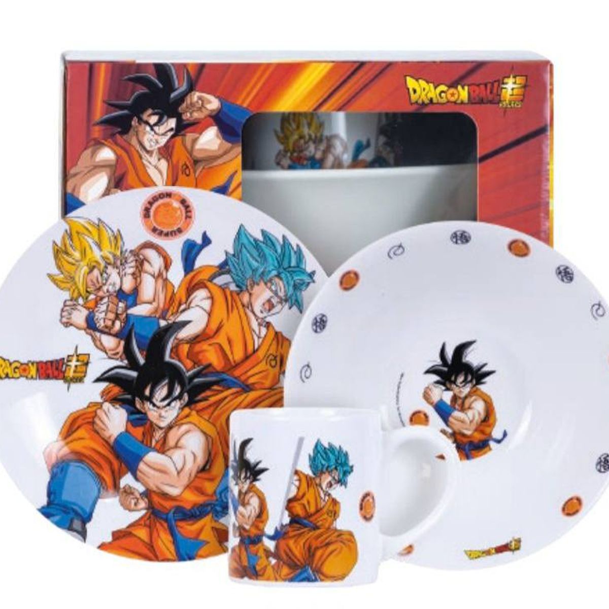 SCOOL - SET DE CERAMICA 3 PIEZAS SCOOL BOWL PLATO Y TAZA