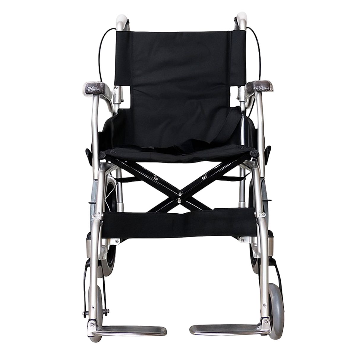 GENERICO - SILLA DE RUEDAS DE PASEO DE ALUMINIO