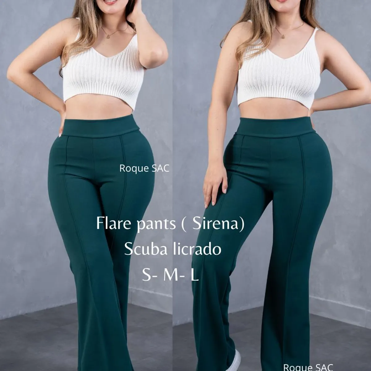 GENERICO - FLARE PANTS SCUBA - PANTALON SIRENA