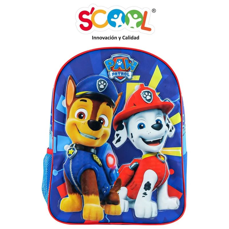 SCOOL - MOCHILA SCOOL RANGER A4 PAW PATROL