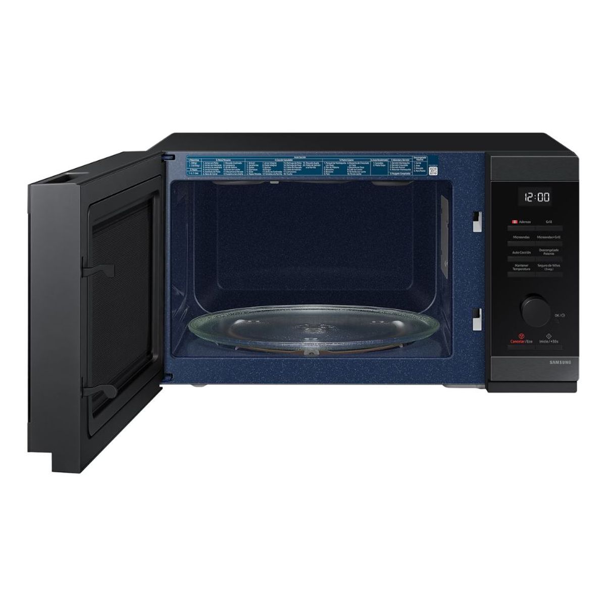 SAMSUNG - Horno Microondas Samsung  Acero Inoxidable Grill 32L MG32DG4524AGPE