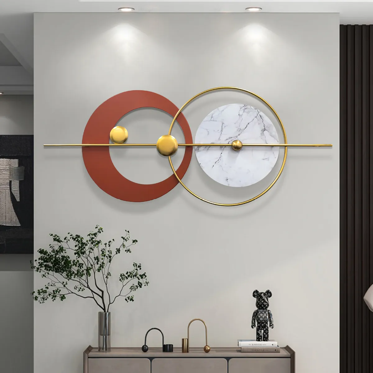 GENERICO - Adorno de Pared Moderno 120x50 cm Diseño Geométrico