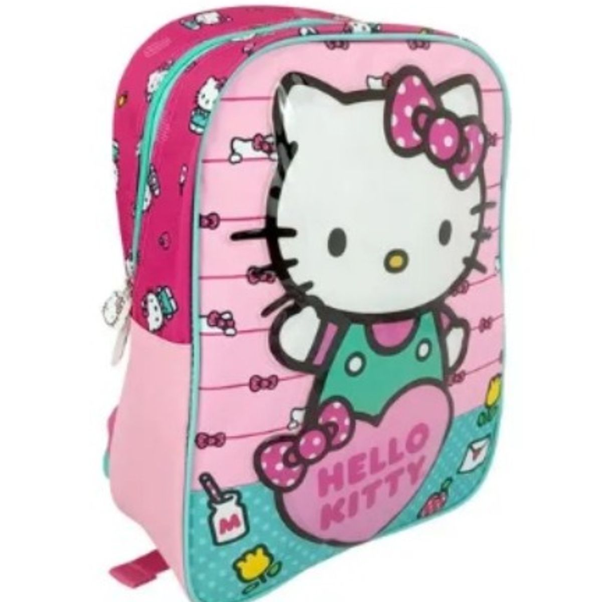 SCOOL - MOCHILA SET SCOOL KOMBAT PVC HELLO KITTY