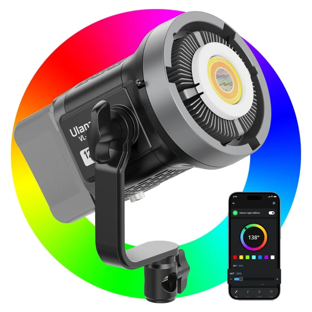 ULANZI - Luz de Video LED RGB ULANZI VL-120W Potente y Regulable