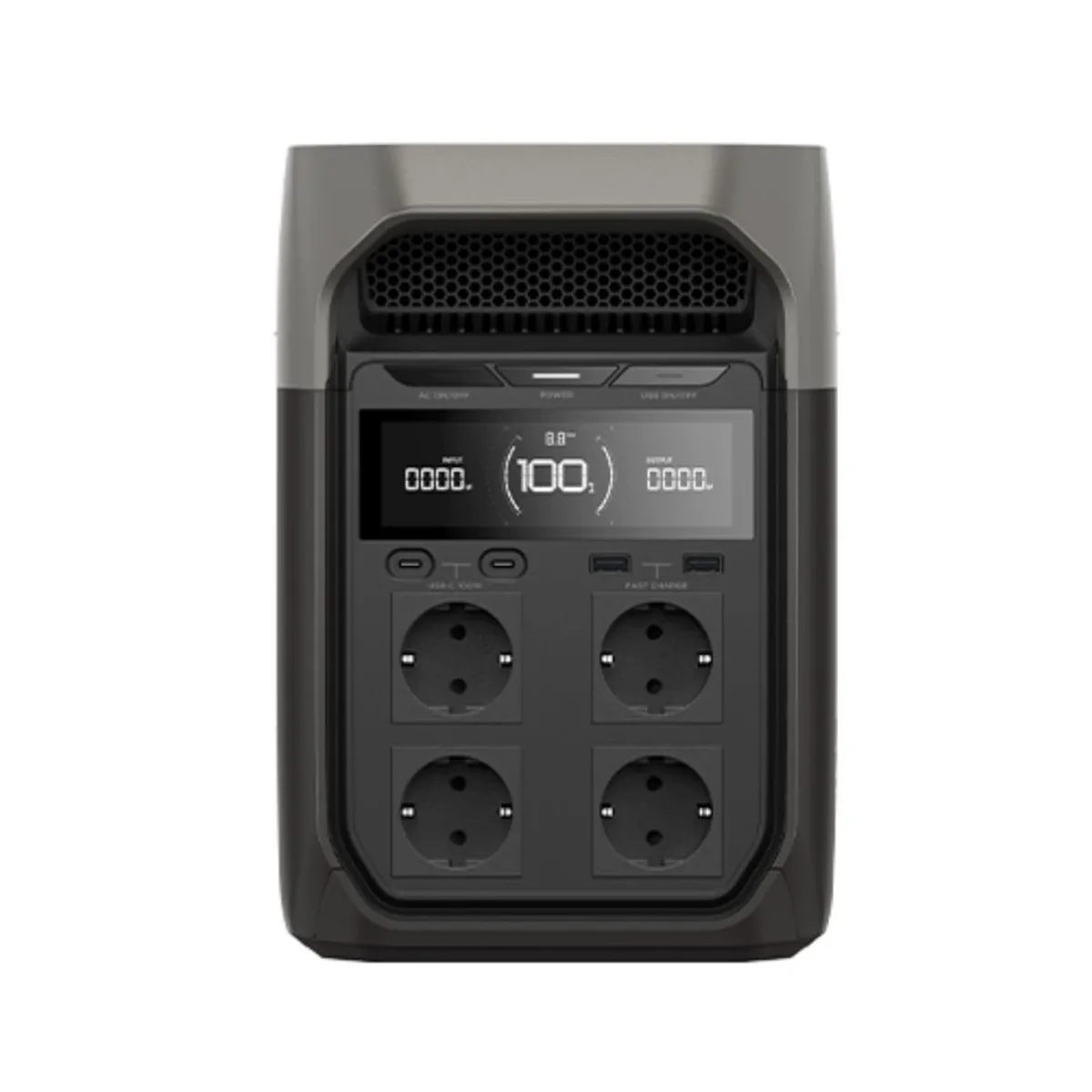 ECOFLOW - Estación de energía portátil 1800 Watts Ecoflow Delta 3 1500  - Negro