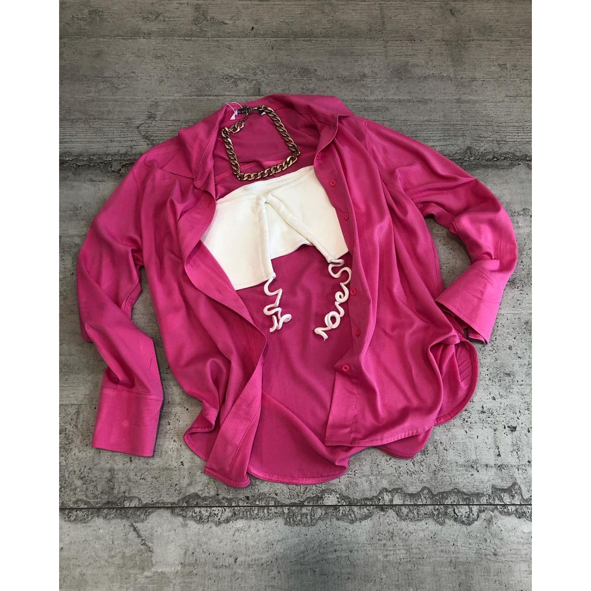 GENERICO - CAMISA OVERSIZE PARA MUJER