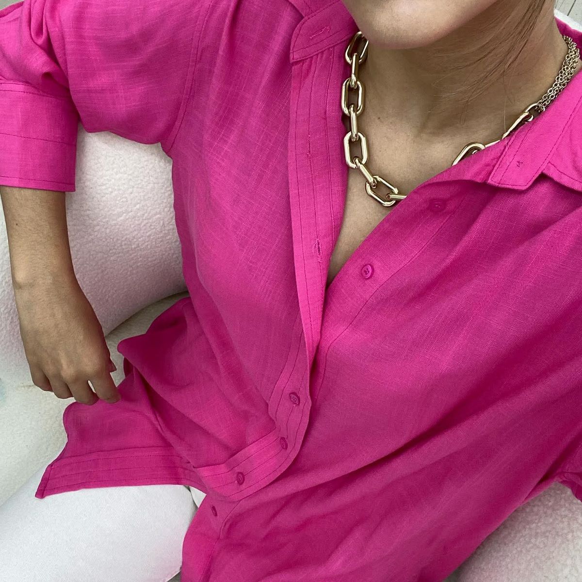 GENERICO - CAMISA OVERSIZE PARA MUJER