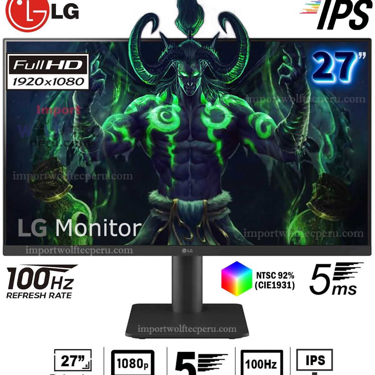 LG - MONITOR LG 27MS500-B 27 IPS FHD 100Hz 5ms