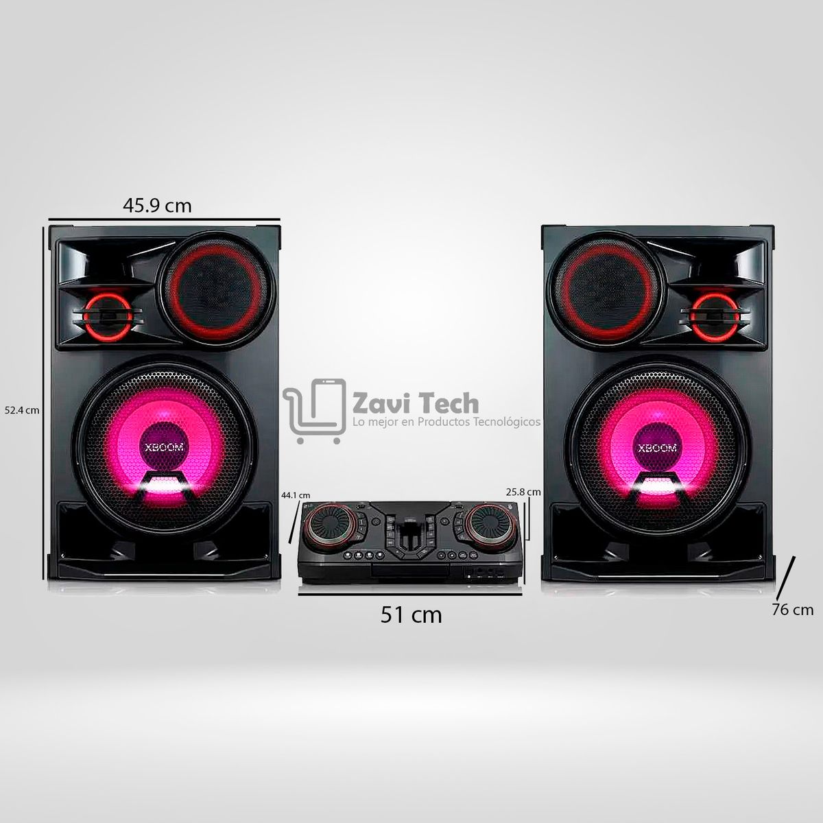 LG - Minicomponente LG Xboom CL98 Bluetooth 3500W RMS