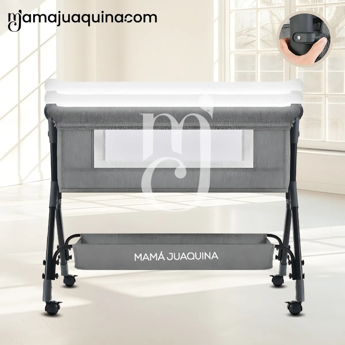 BABY - Cuna Colecho de Lujo «LENNI» Edición Limitada Gray