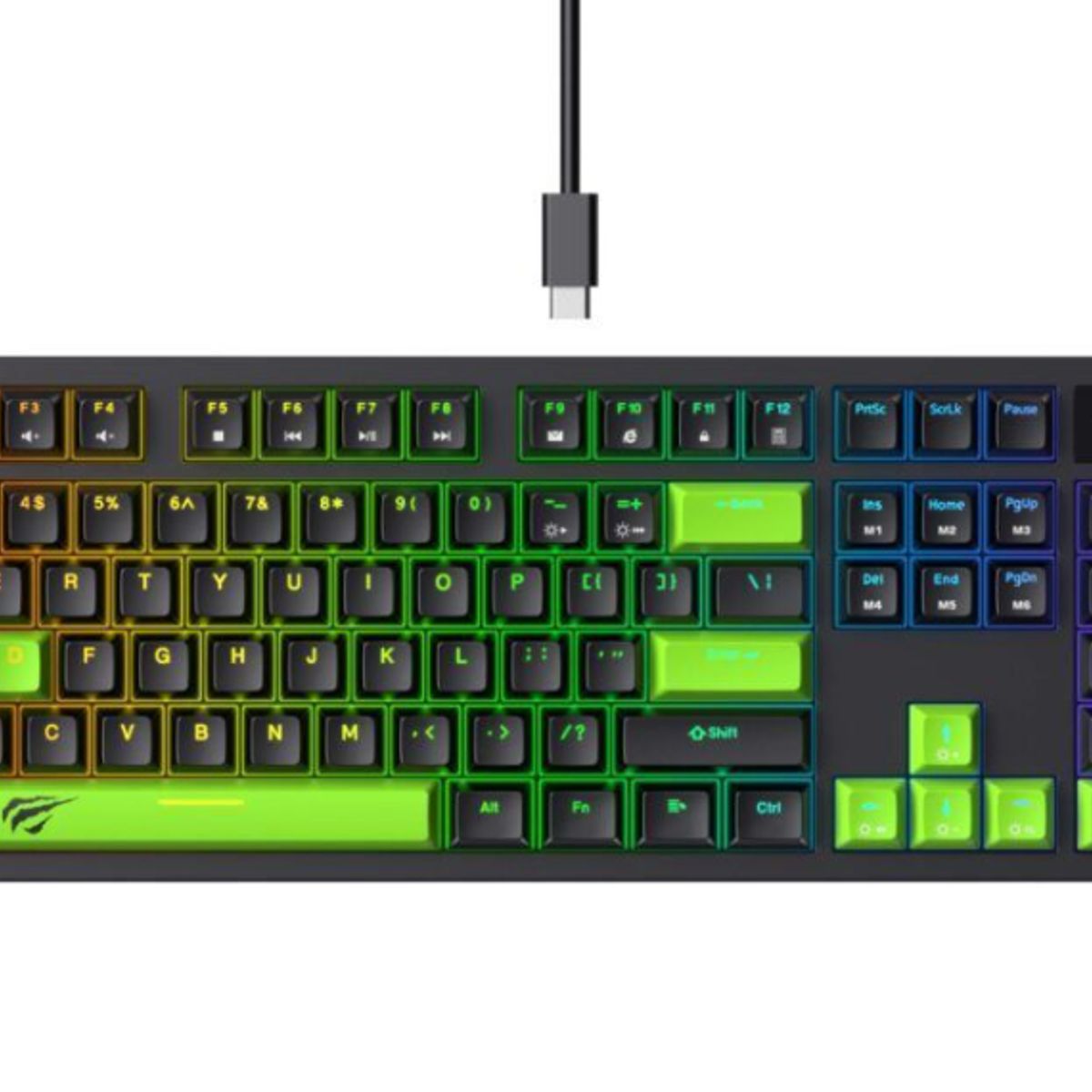 HAVIT - Teclado Mecanico KB893L-SP RGB BACKLITE USB HAVIT