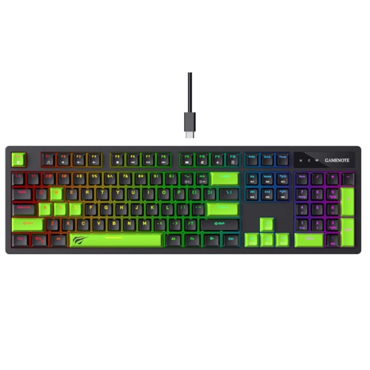 HAVIT - Teclado Mecanico KB893L-SP RGB BACKLITE USB HAVIT