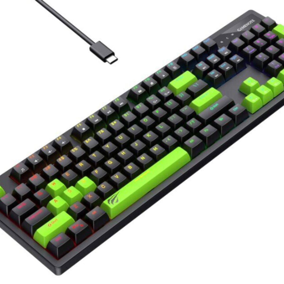 HAVIT - Teclado Mecanico KB893L-SP RGB BACKLITE USB HAVIT