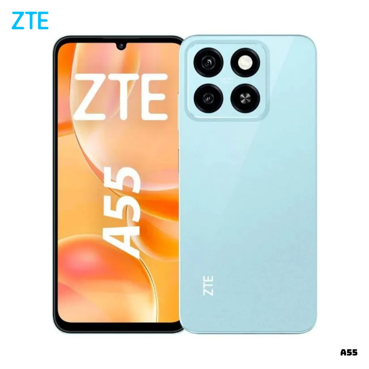 ZTE - CELULAR ZTE BLADE A55 4GB RAM 128GB ROM - AZUL