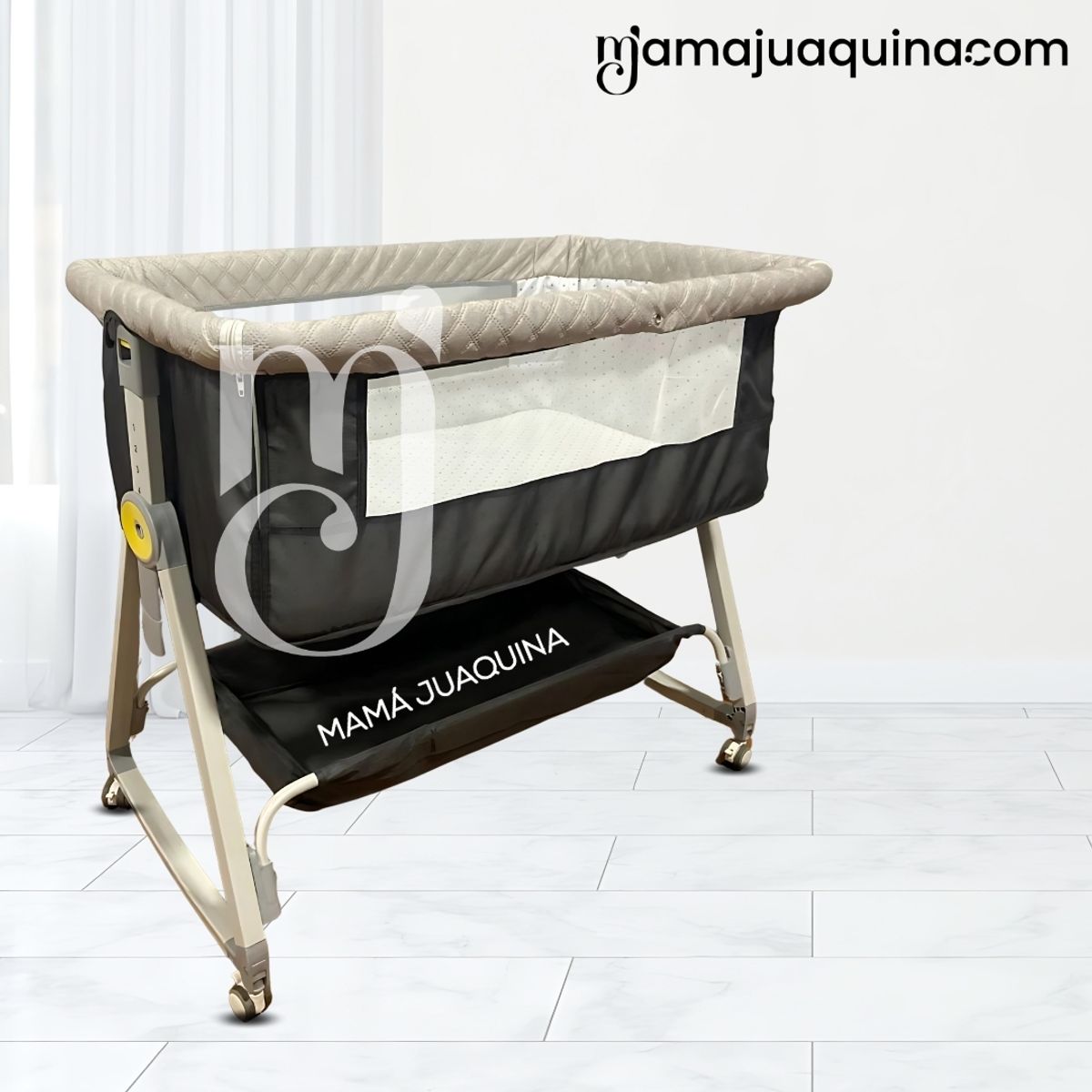 BABY - Cuna Colecho con Capota «CUTE» Edición Limitada Black