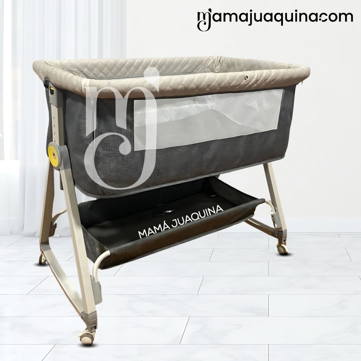 BABY - Cuna Colecho con Capota «CUTE» Edición Limitada Gray