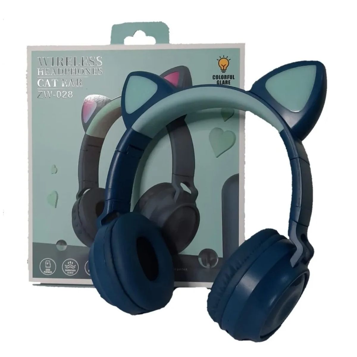 GENERICO - Audifonos Bluetooth Orejas de Gato ControlMP3Radio para Lenovo