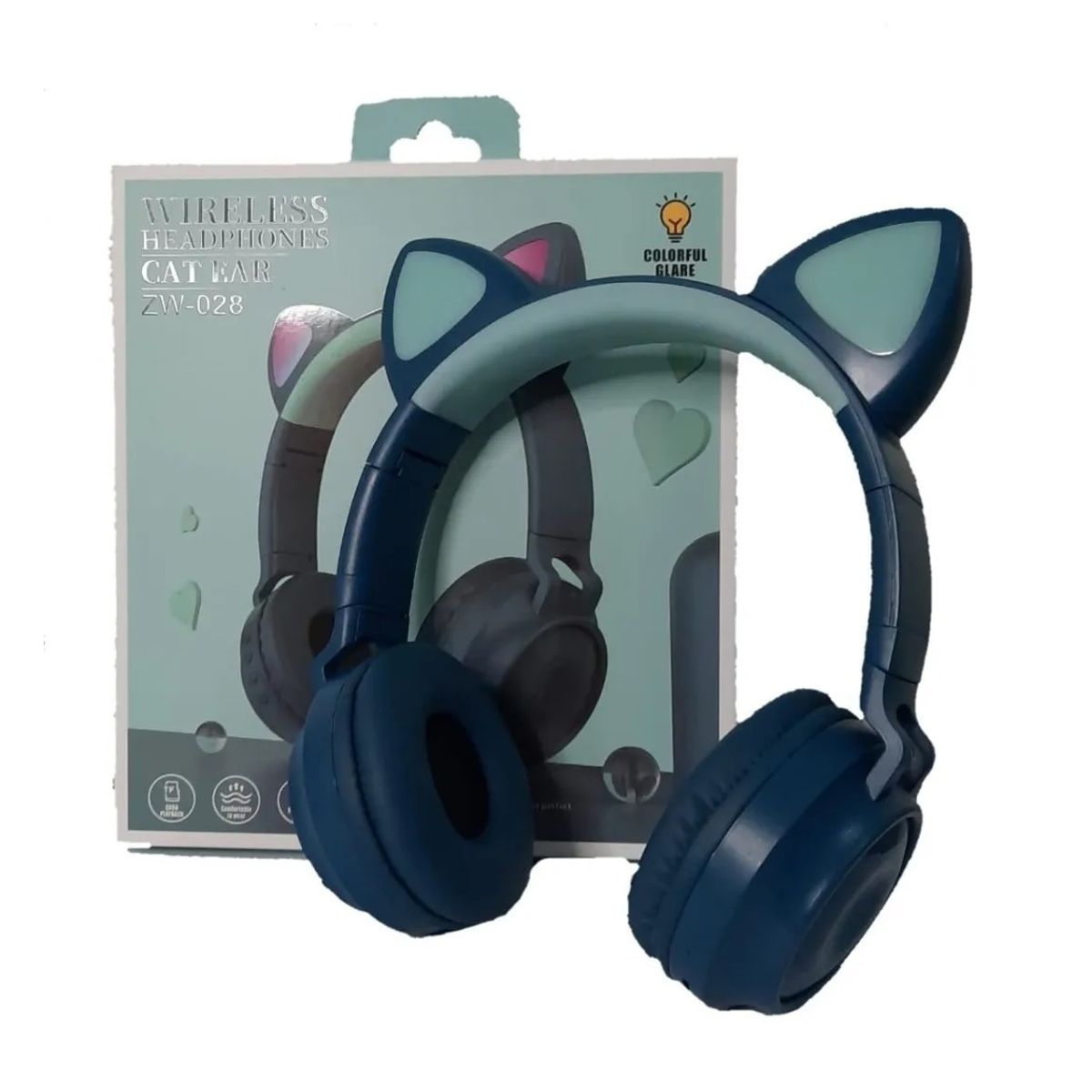 GENERICO - Audifonos Bluetooth Orejas de Gato ControlMP3Radio para Lenovo