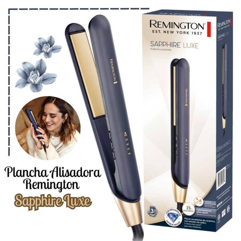 REMINGTON - Plancha Alisadora Remington Sapphire Luxe - S5805