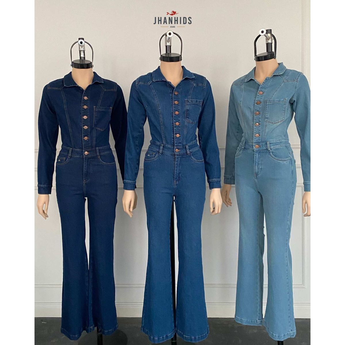 JHAN HIDS - Enterizo Denim Giorgia