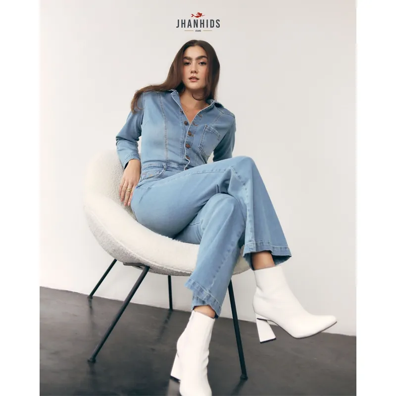 JHAN HIDS - Enterizo Denim Giorgia