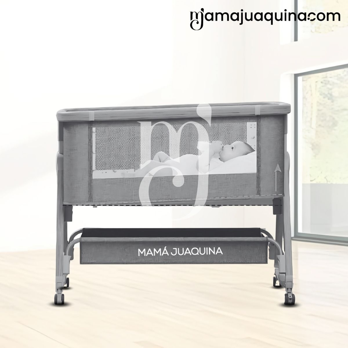 BABY - Cuna Colecho Mecedora 2 en 1 «DUDU» Edición Limitada Black