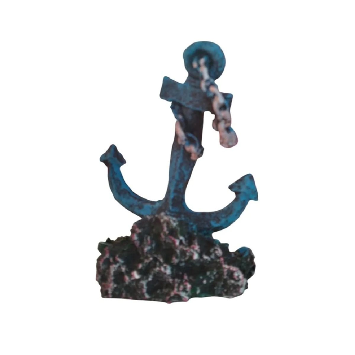 GENERICO - Adorno decorativo ancla para peceras y acuarios