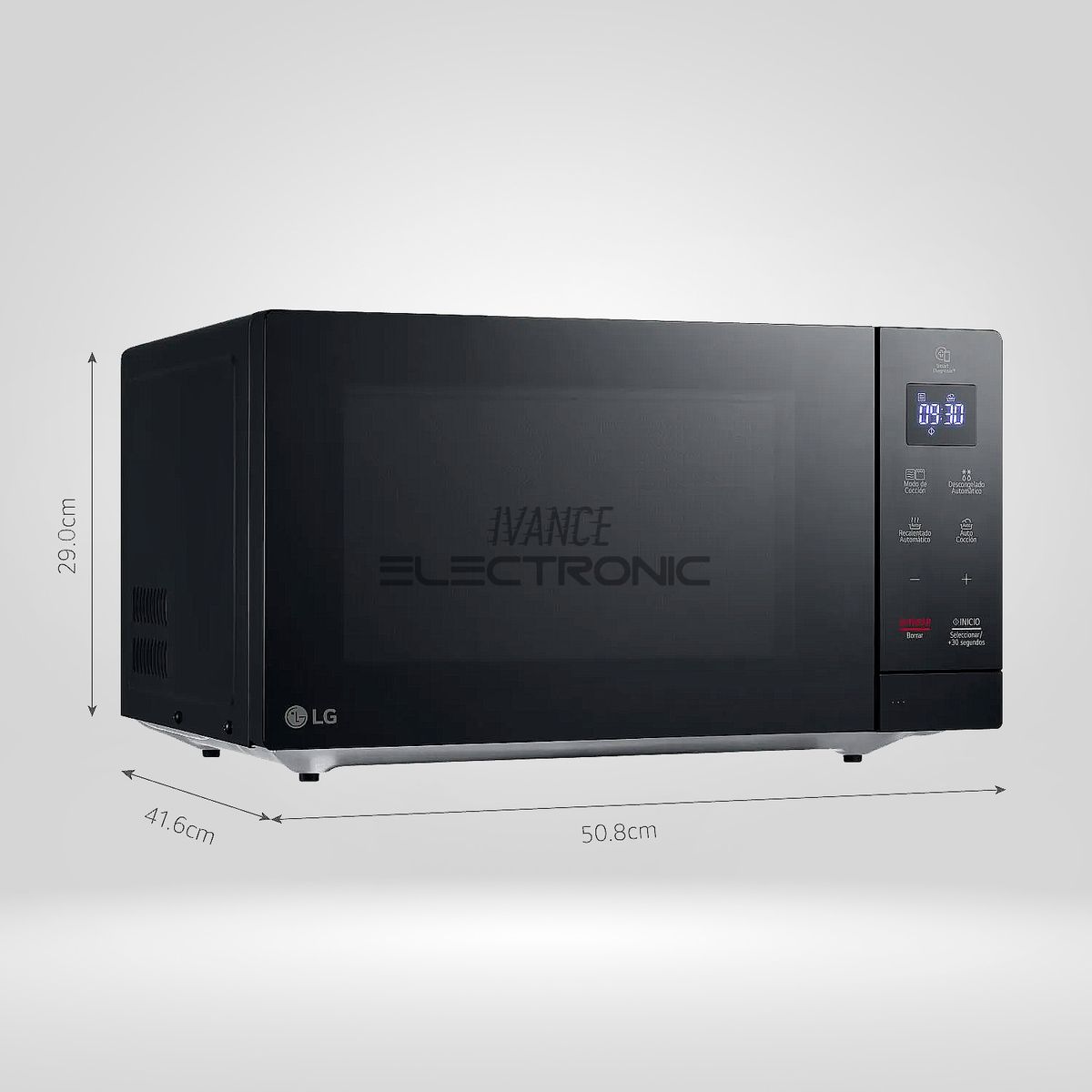 LG - Horno Microondas LG 30Lt con dorador MH7032JAS