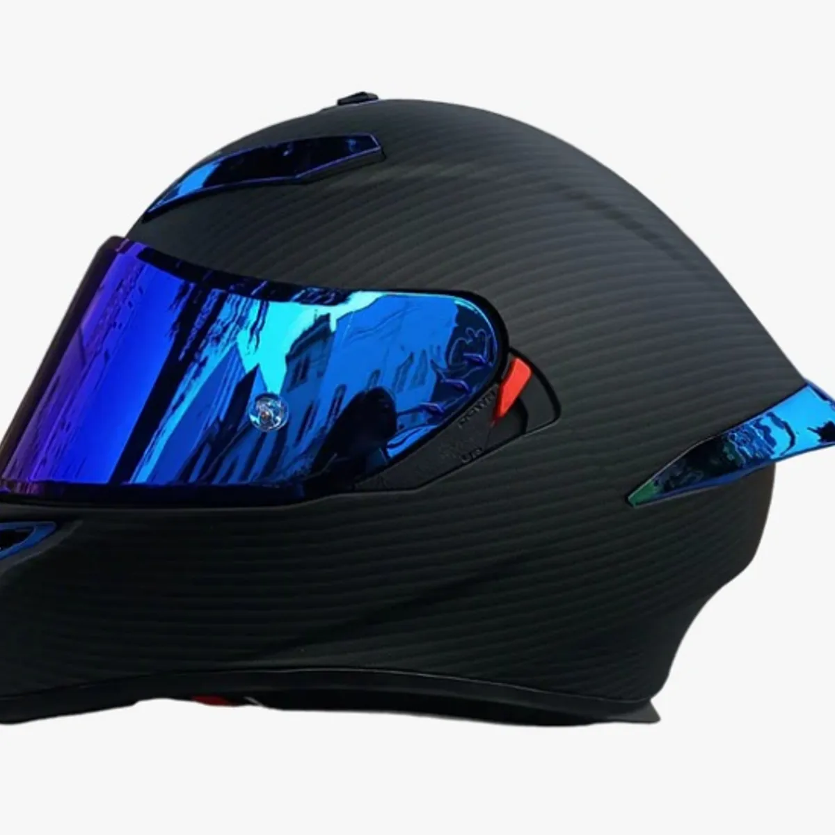 CES - CASCO MOTO AXOR EX BIHR ZAFIRO REVO AZUL DOBLE VISOR + BLUETOOTH