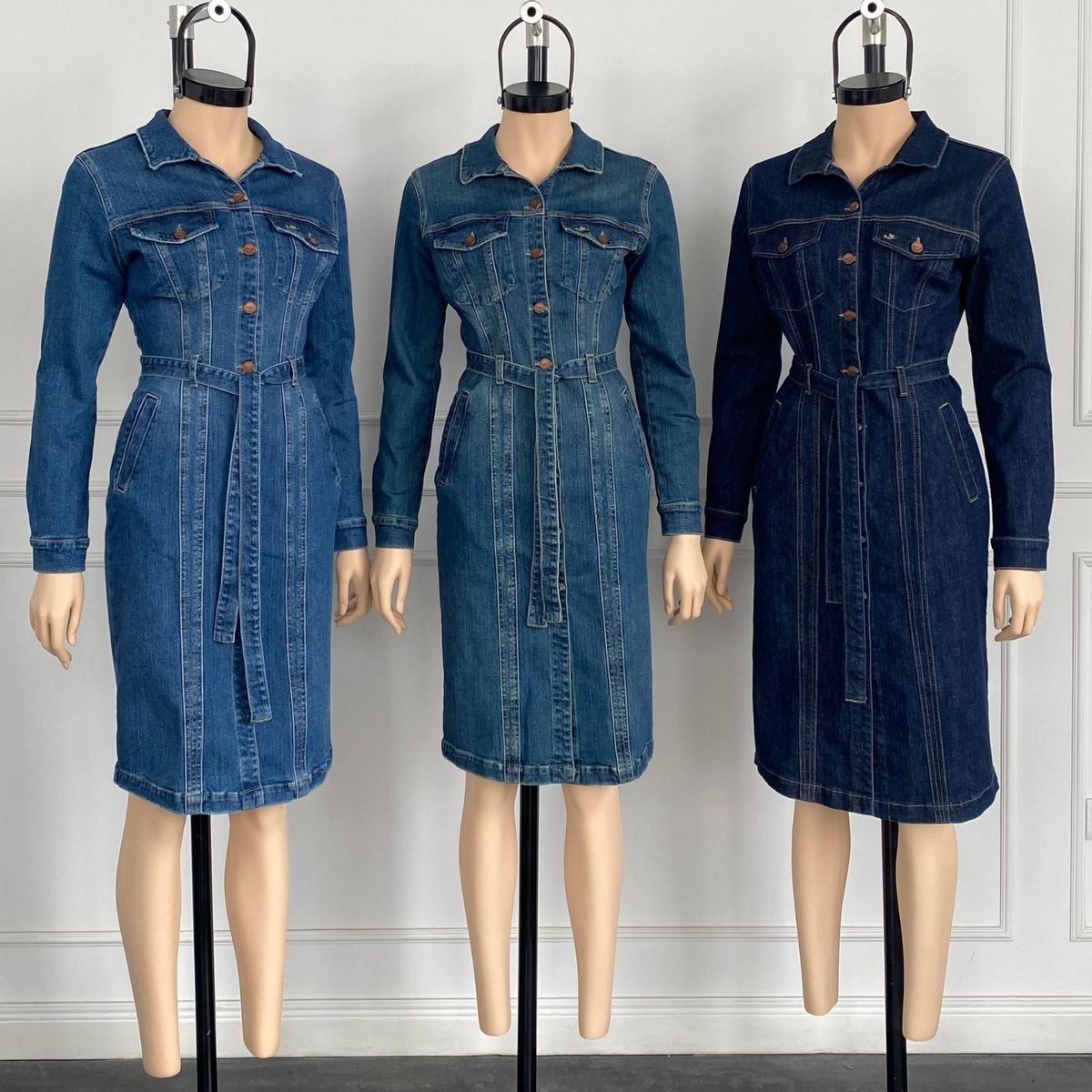 JHAN HIDS - Vestido Midi Denim Grace