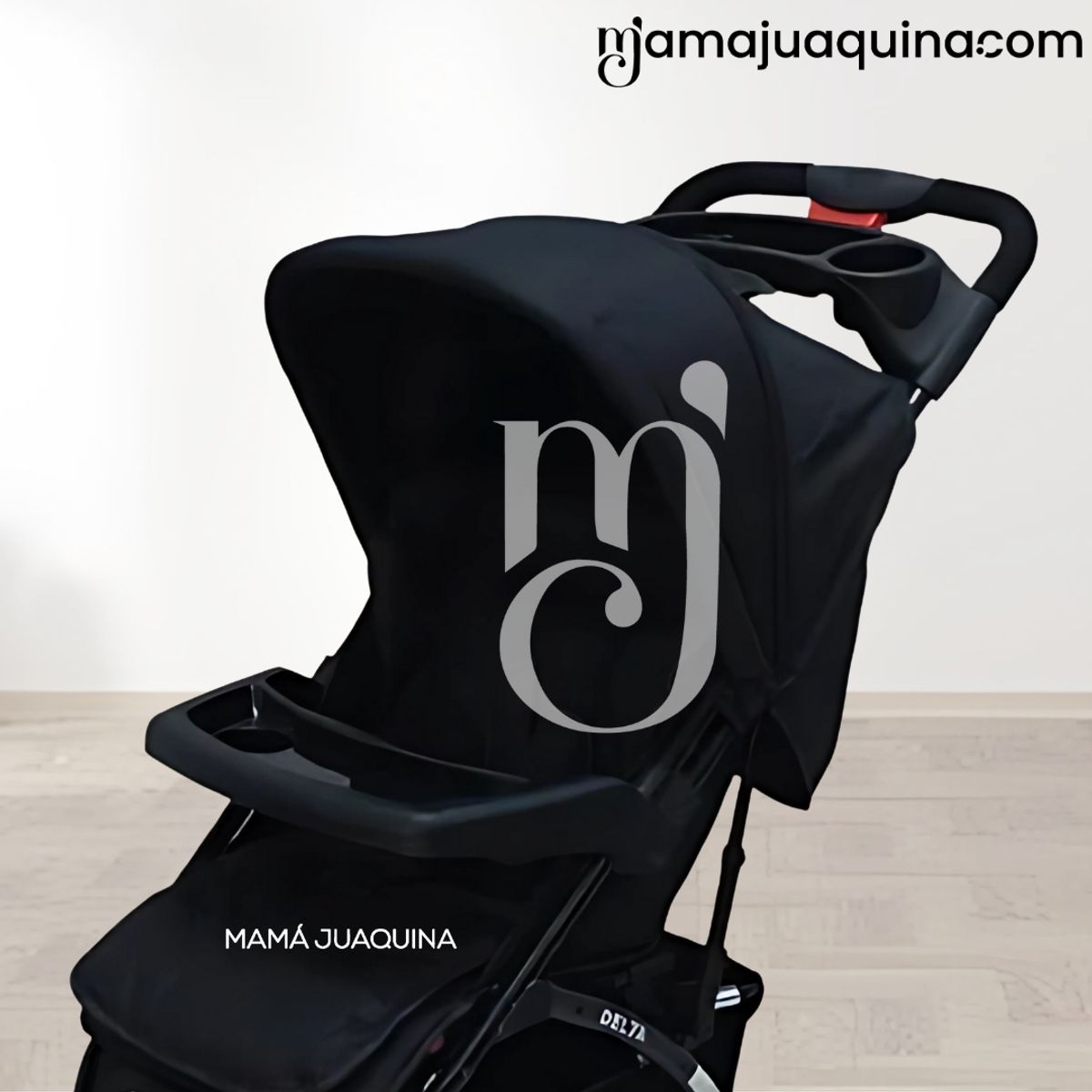 EBABY - Coche Cuna Deportivo 3 ruedas «DELTA SPORT» Black
