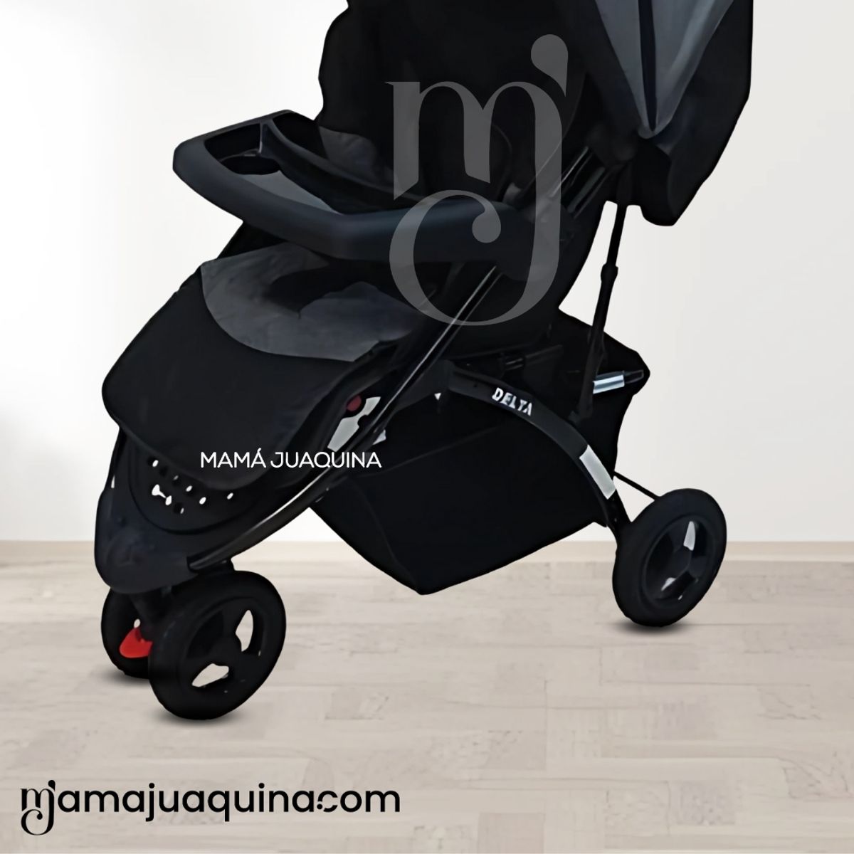 EBABY - Coche Cuna Deportivo 3 ruedas «DELTA SPORT» Gray