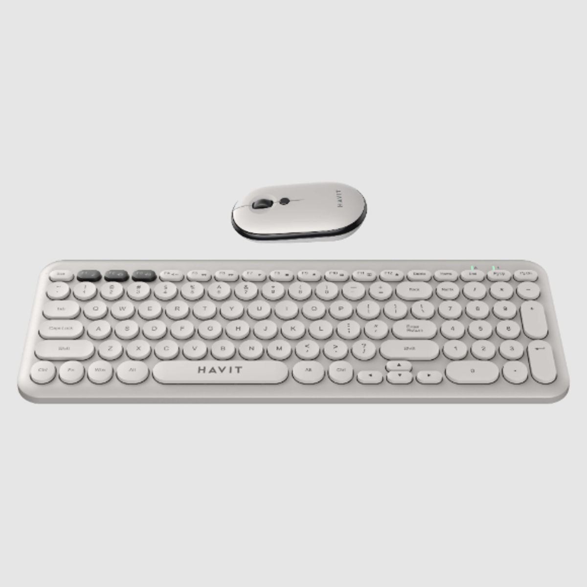 HALION - Kit Teclado y Mouse Inalambrico KB254GCM 99 TECLAS DPI 1600 4B HALION