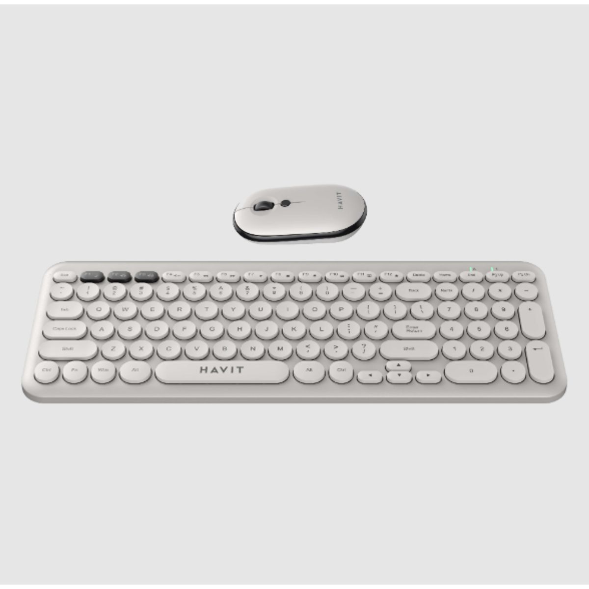 HALION - Kit Teclado y Mouse Inalambrico KB254GCM 99 TECLAS DPI 1600 4B HALION