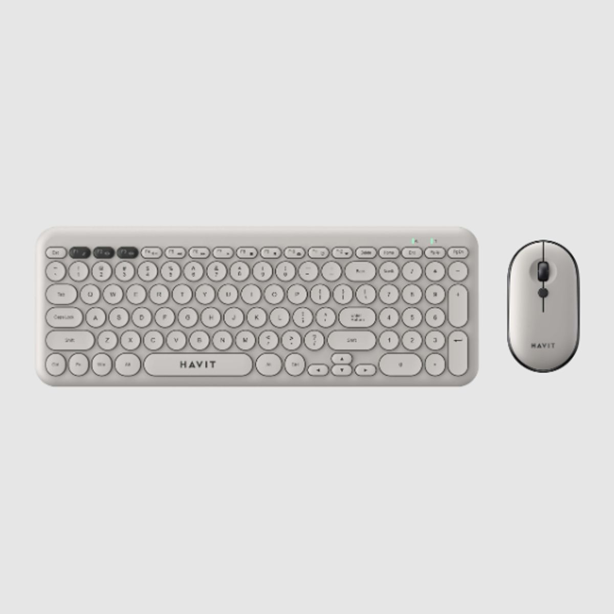 HALION - Kit Teclado y Mouse Inalambrico KB254GCM 99 TECLAS DPI 1600 4B HALION
