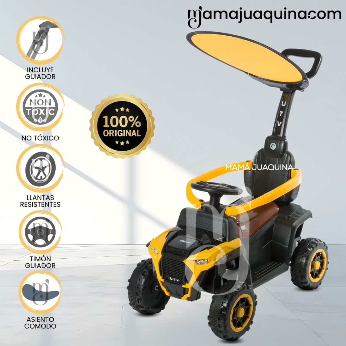 Baby - Correpasillo Guiador Jeep «EBUGGIE» Edición Limitada Yellow
