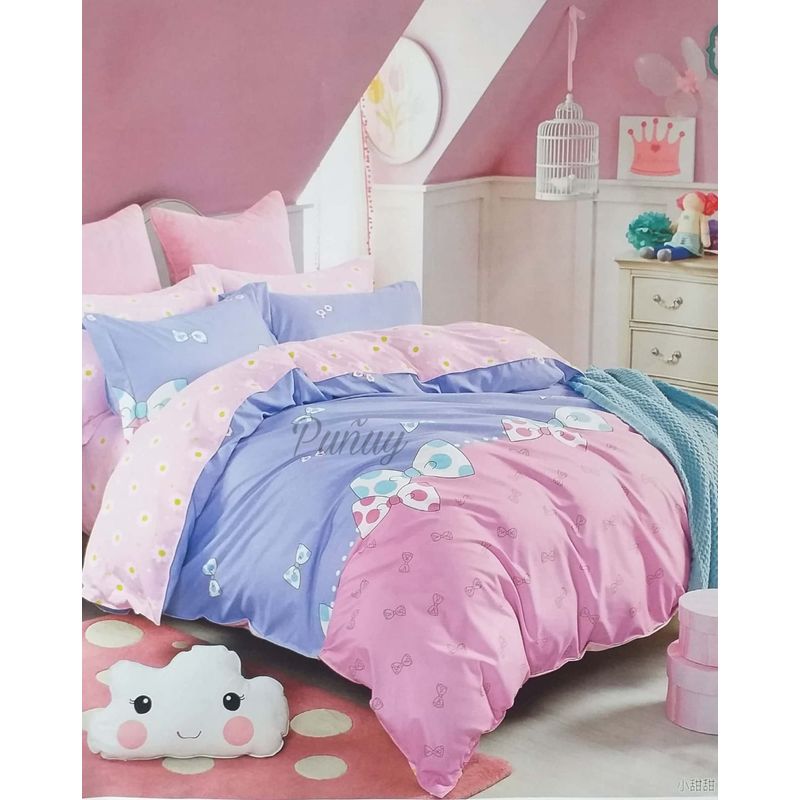 CUTE - EDREDÓN TELA CON TELA PARA NIÑA  1.5 PLZ