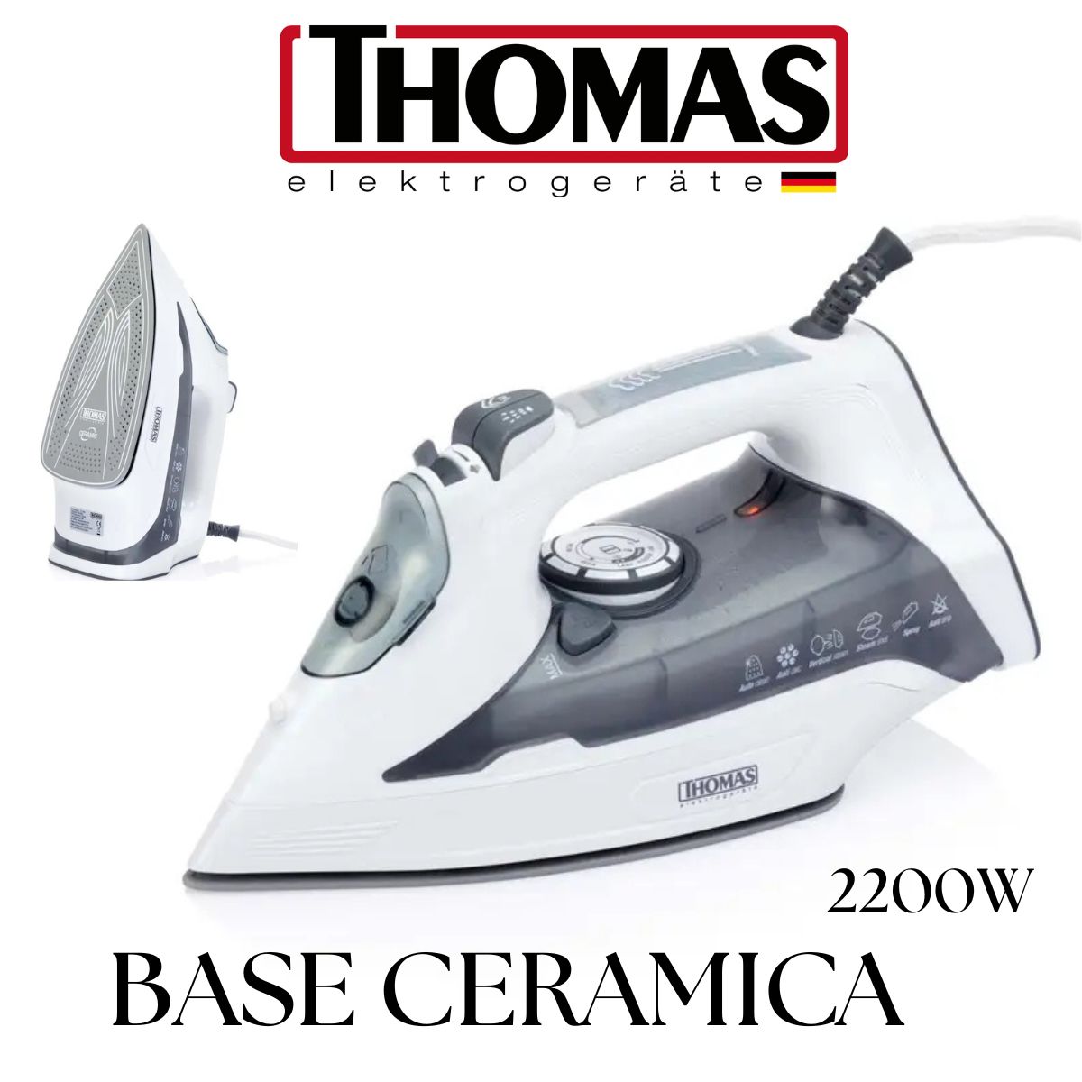 THOMAS - Plancha Vapor Vertical Thomas TH-7060