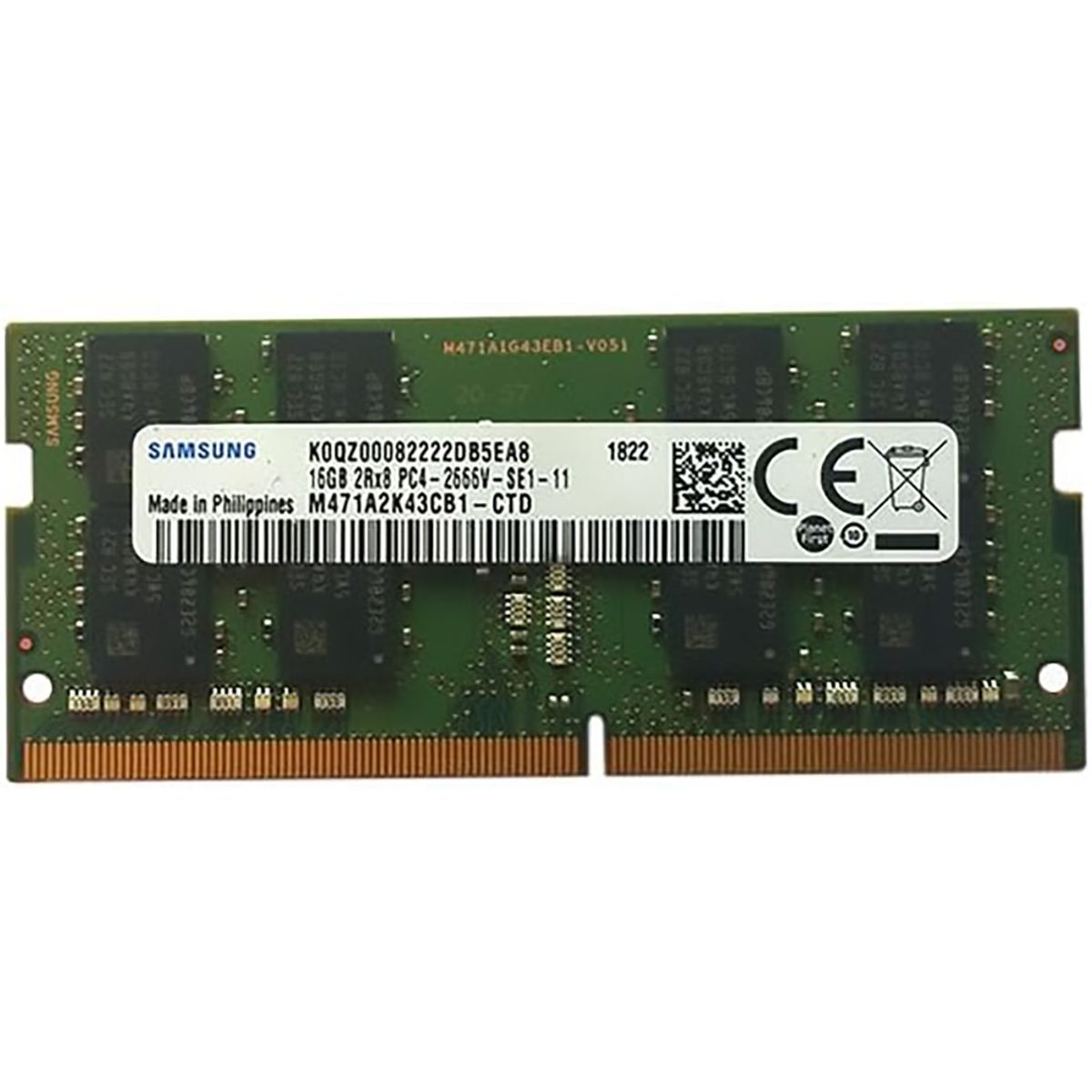 SAMSUNG - Memoria RAM Samsung 16gb DDR4-2666Mhz para laptop