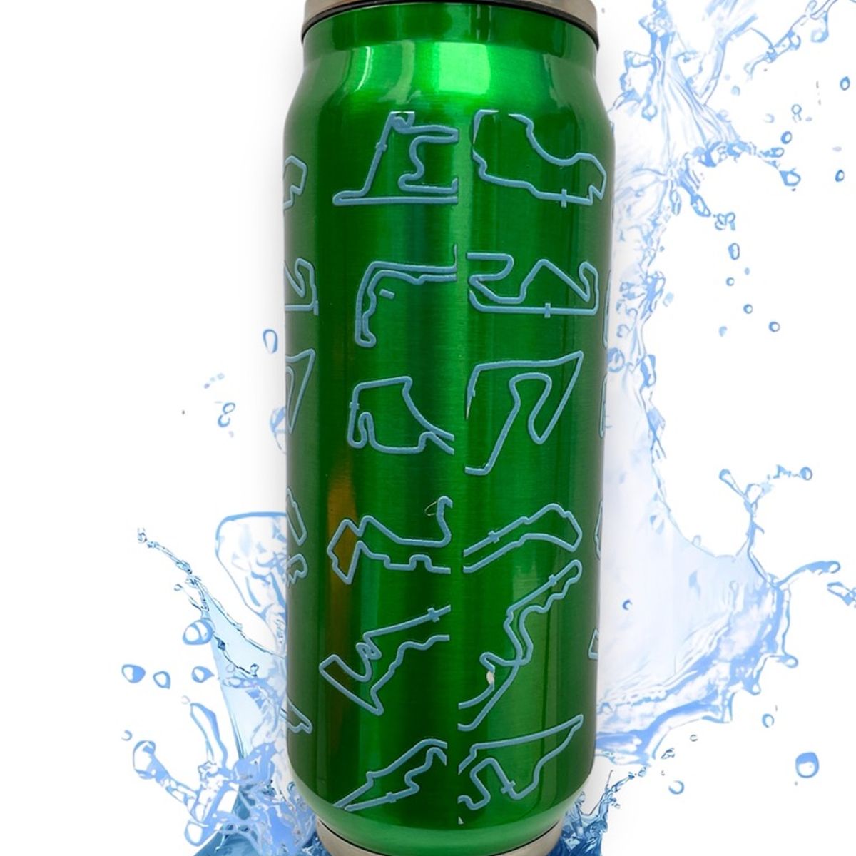 GENERICO - Termo Mercedes Tomatodo Formula 1 AMG F1 Lata Rusell 500ml