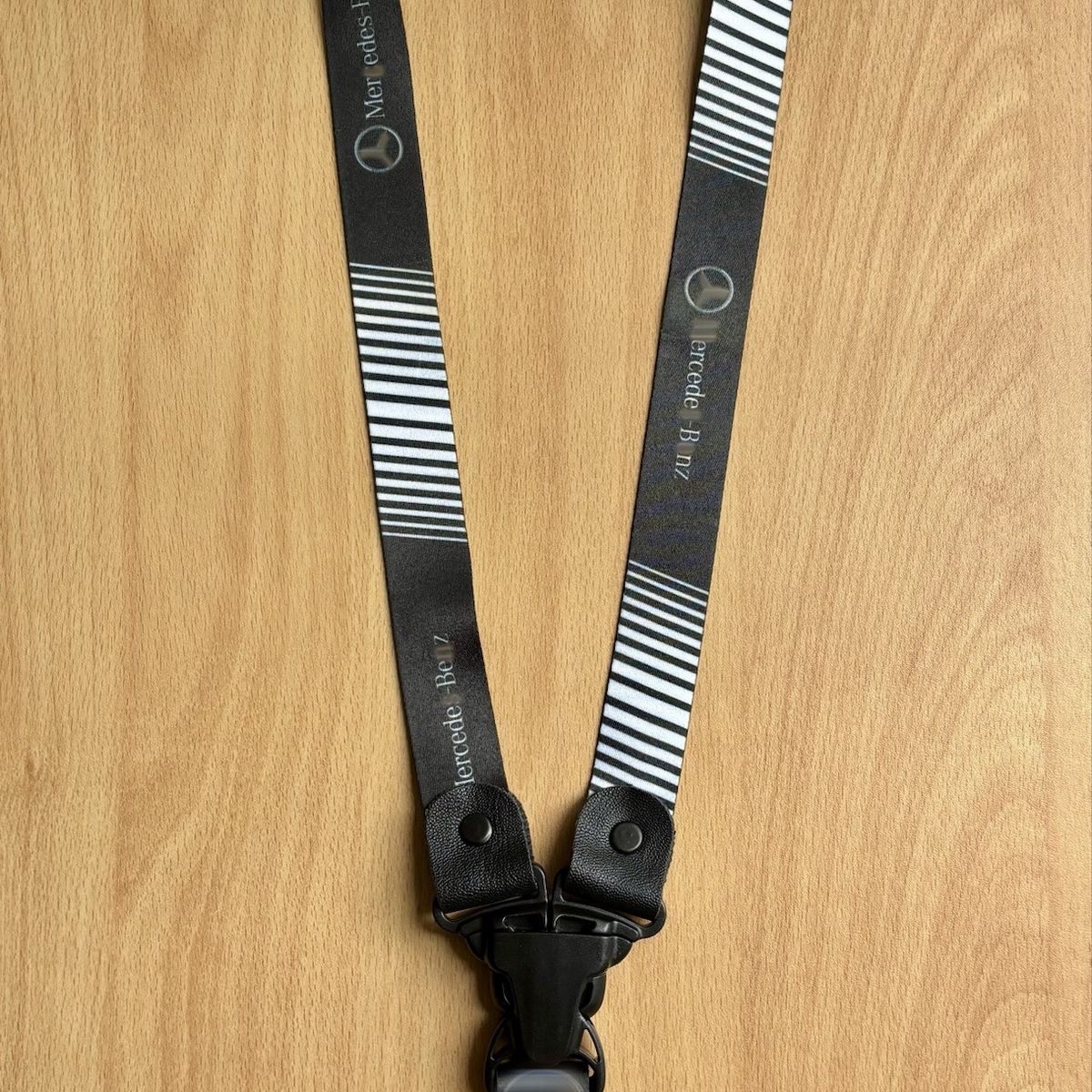 GENERICO - Lanyard Mercedes Colgador Llaves Cinta Benz Carro Llavero