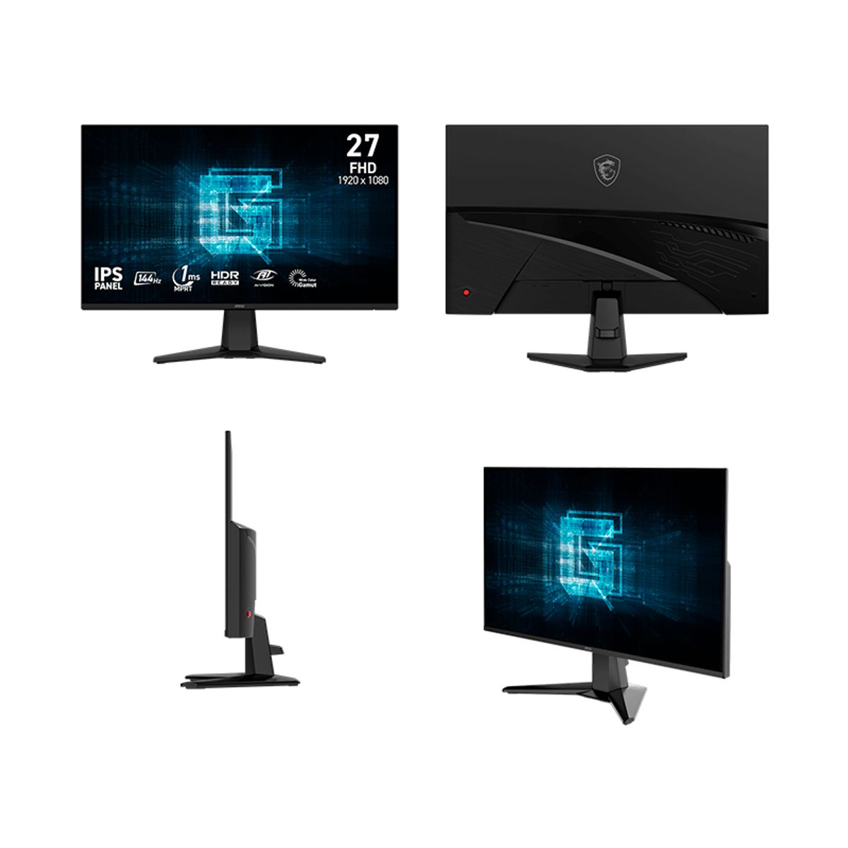 MSI - Monitor de 27 MSI G275L E14 FullHD frecuencia 144Hz respuesta 1miliseg