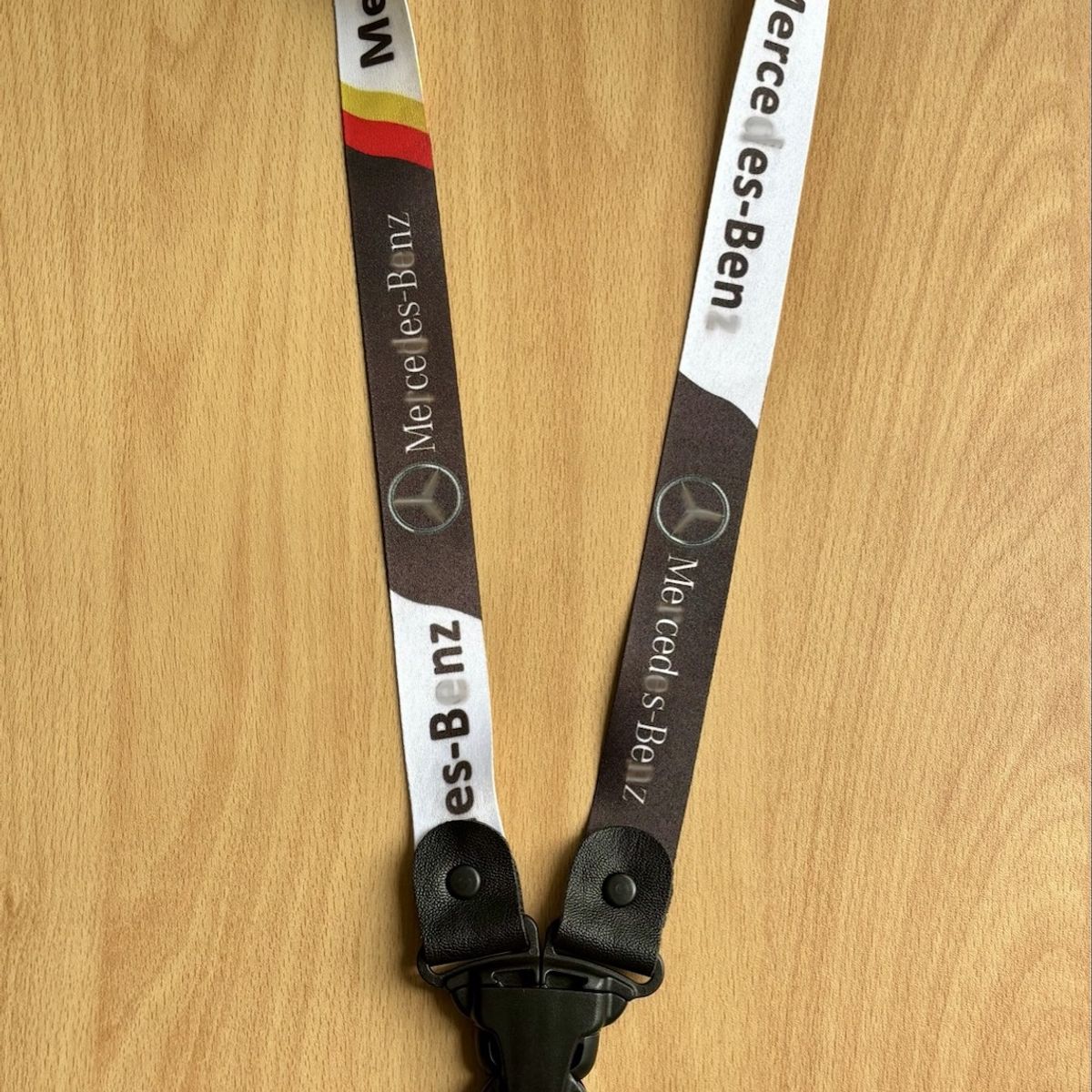 GENERICO - Lanyard Mercedes Benz Colgador Aleman Cinta Auto Llavero