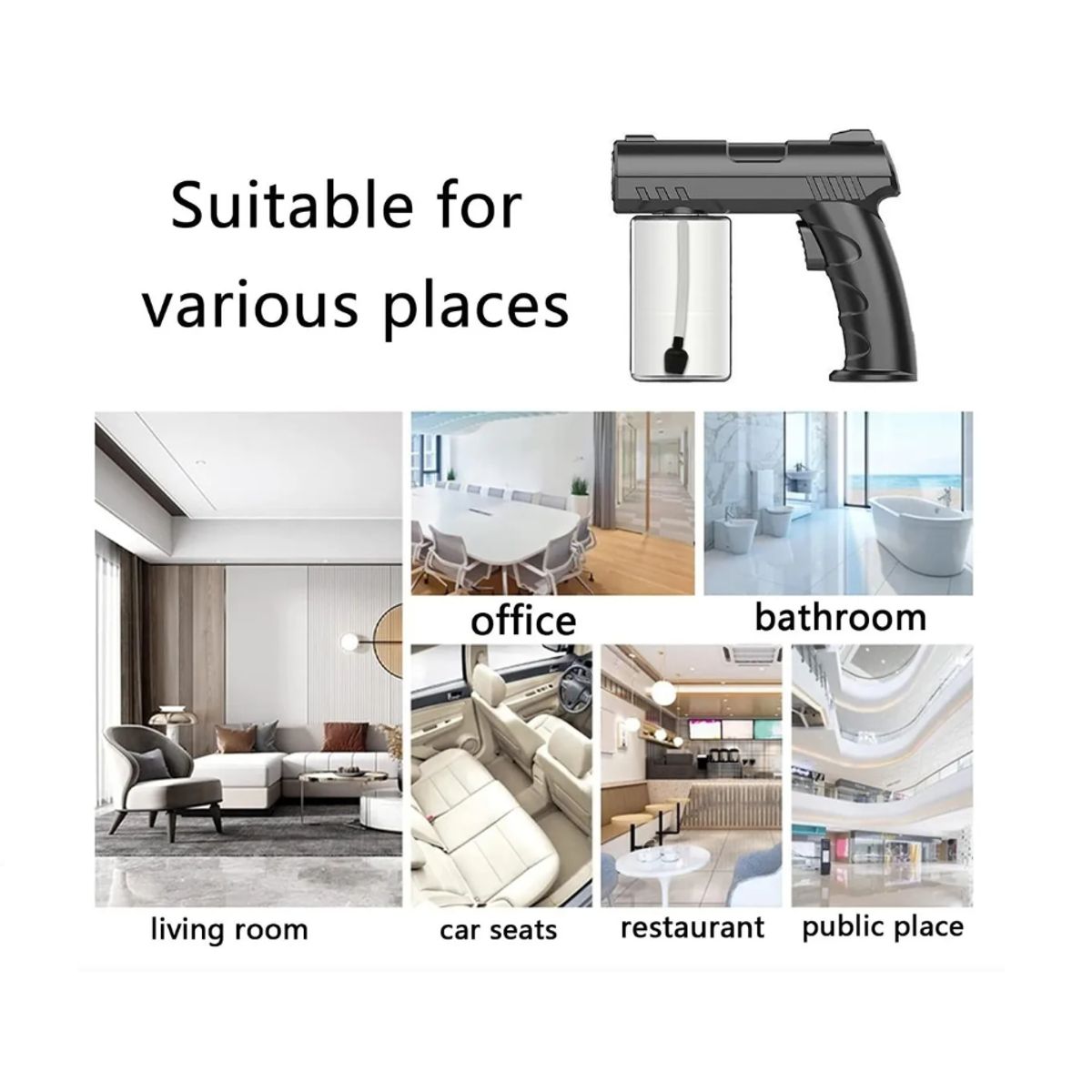 ORIGINS - Nano Pulverizador Ultrafino Para Barberia 280ml Atomizador