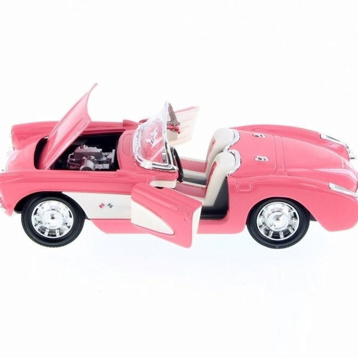 WELLY - AUTO COLECCION Chevrolet Corvette 1957 Barbie Escala 1/24