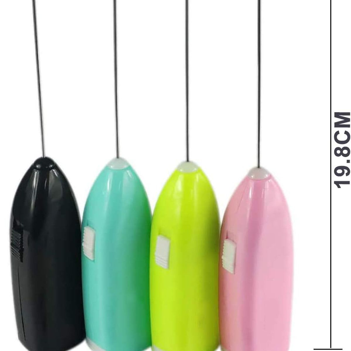 GENERICO - MINI BATIDOR ELECTRICO MANUAL ESPUMERA INALAMBRICO PORTATIL X2