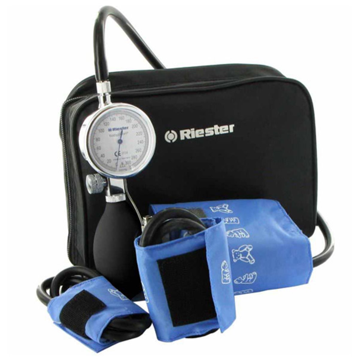 RIESTER - Tensiómetro Babyphon Cbrazalete Velcro Pediátrico neonatal y lactante