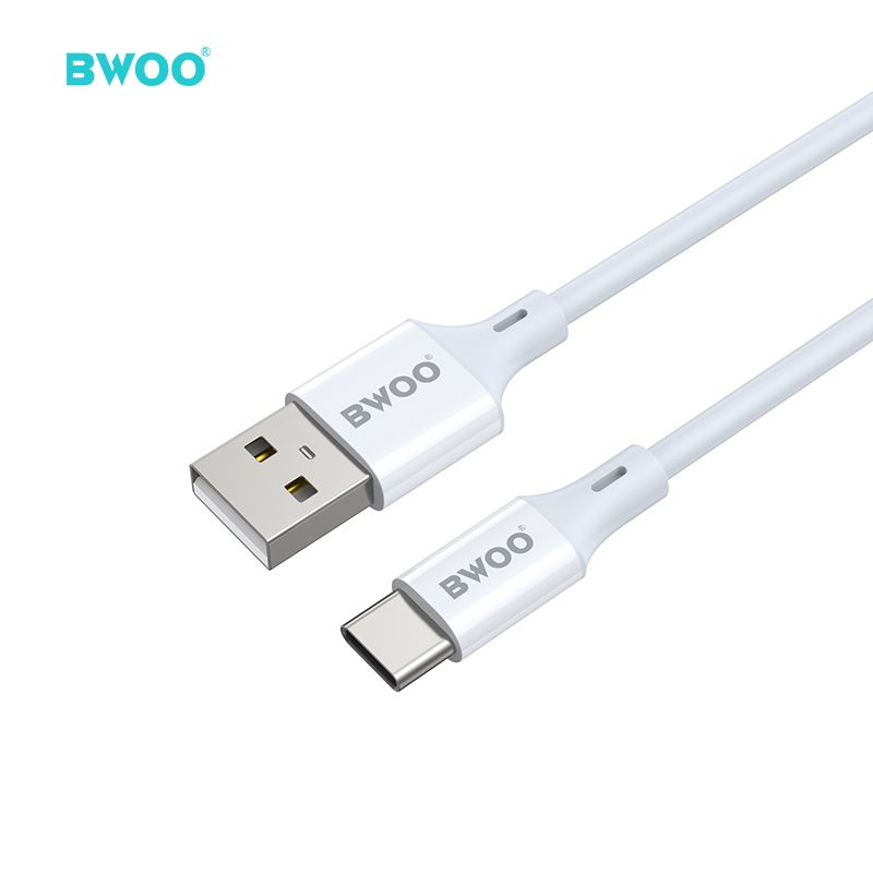 GENERICO - CABLE DE DATOS USB A TIPO C NIQUELADO ALTA RESISTENCIA 1MT X281C BWOO